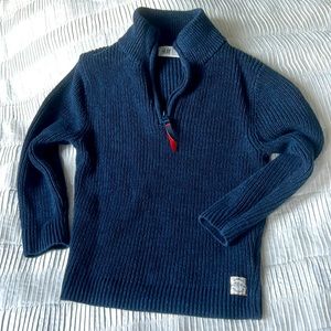 Zara boys navy 5/6t sweater